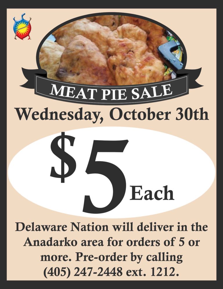 Meat Pie Sale (POSTPONED) - Delaware Nation