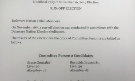 Executive Committee Person #2 Election Results