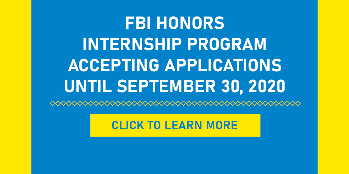 FBI Honors Internship Program Accepting Applications Until September