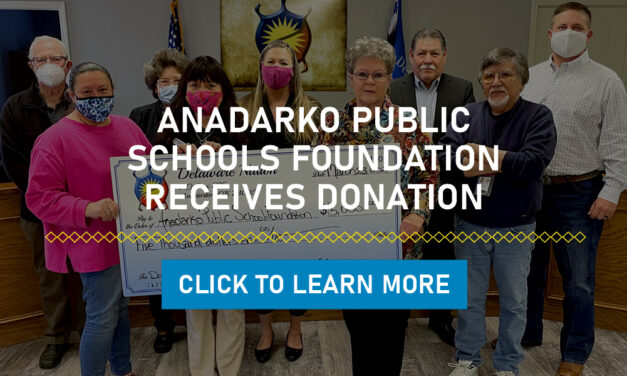 Anadarko Public Schools Foundation Receives Donation From Delaware Nation