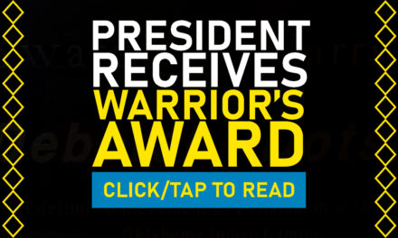 The President Receives Warrior’s Award At OIGA Conference
