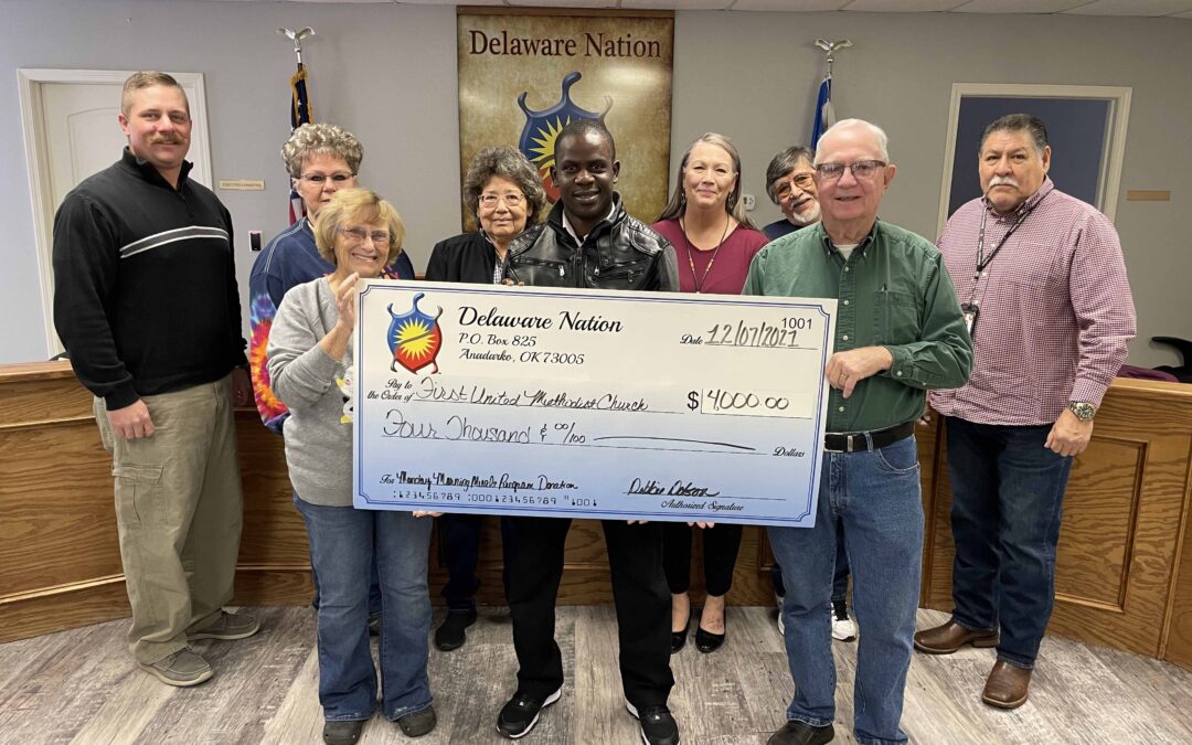 The Executive Committee Presents Donation To First United Methodist Church’s Monday Morning Meals Program