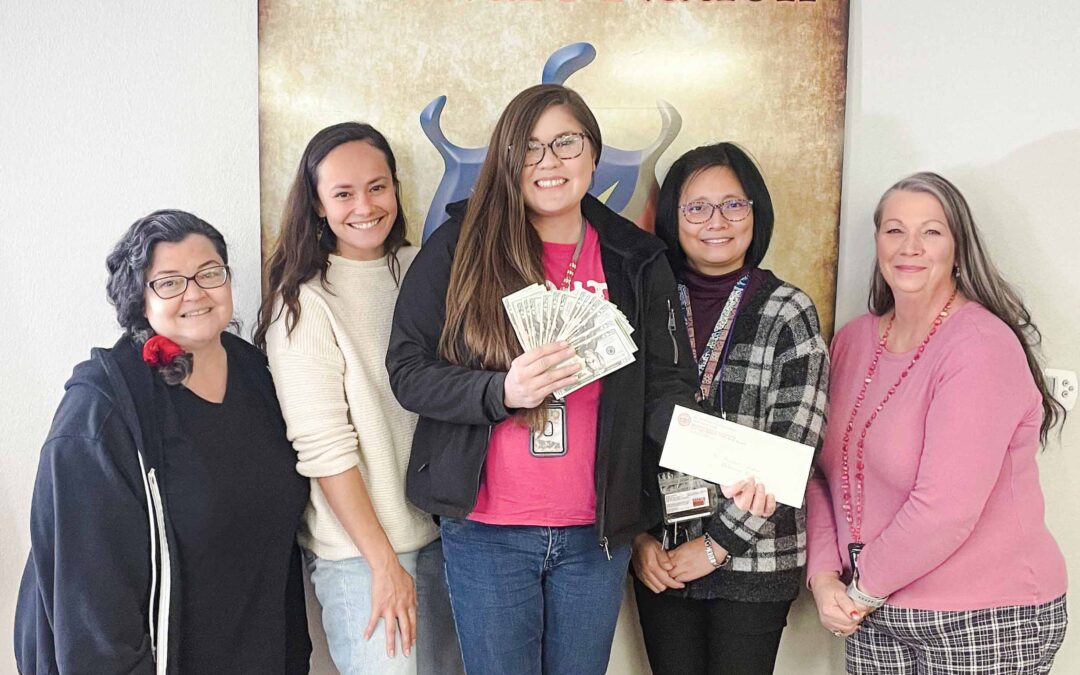 The University of Oklahoma Center for American Indian Health Research (CAIHR) Donates Towards Lenape Gardens