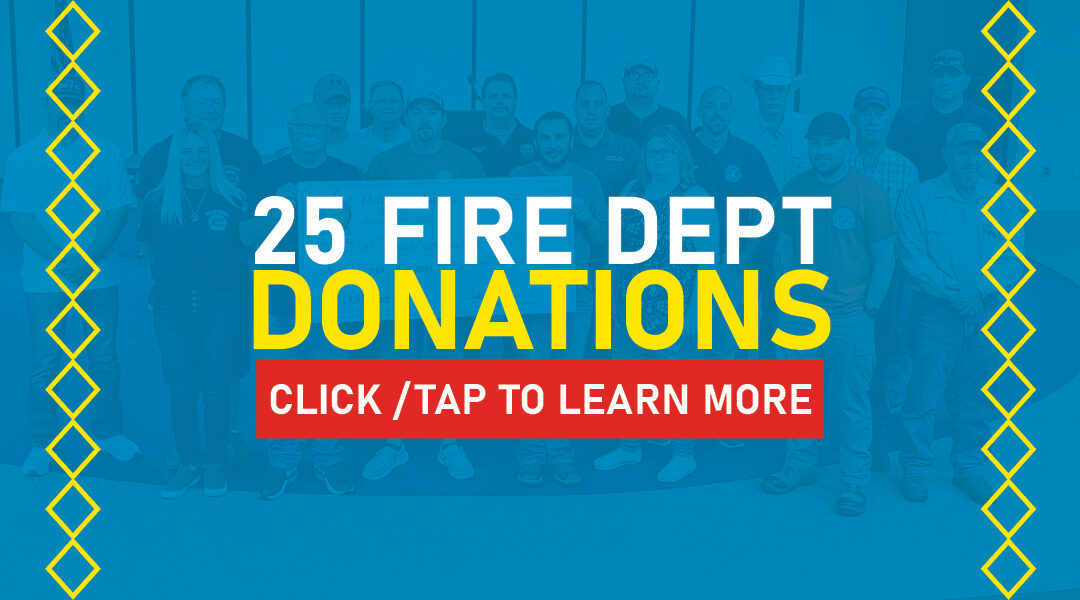 Delaware Nation Donates 1K Each To The Surrounding Caddo County 24 Fire Departments
