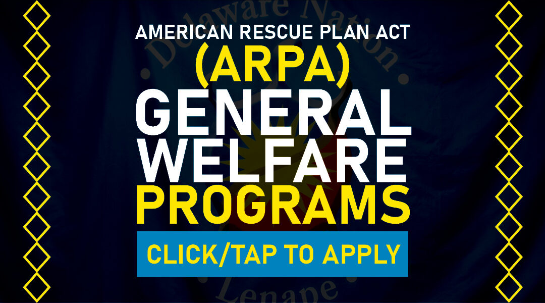American Rescue Plan Act (ARPA) General Welfare Assistance Programs Available