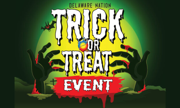 Delaware Nation Trick Or Treat Event From 1PM-4:30PM On Halloween