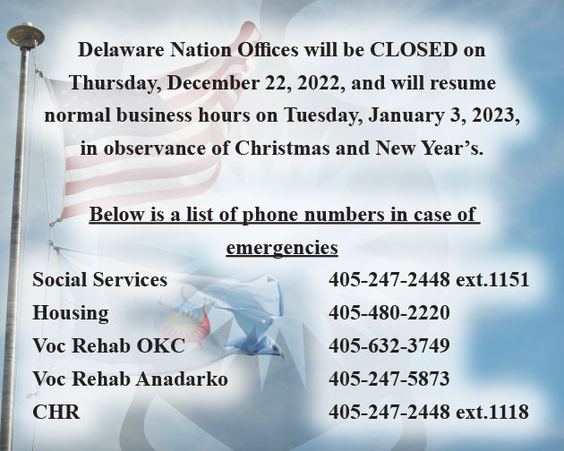Offices CLOSED For Holiday Break