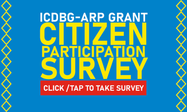ICDBG-ARP Grant Citizen Participation Survey Available