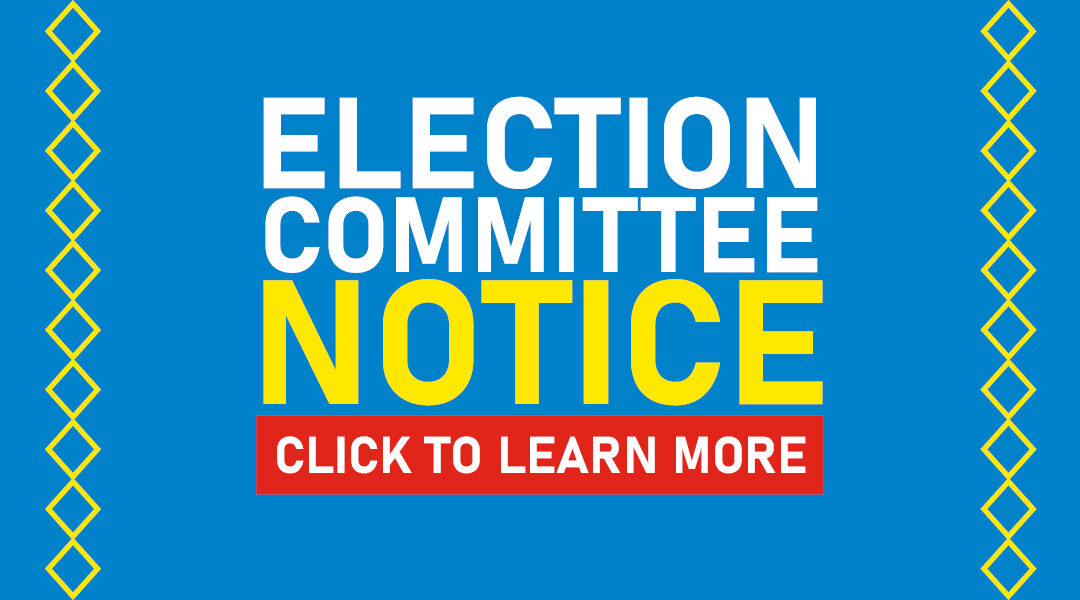 Notice From The Election Committee