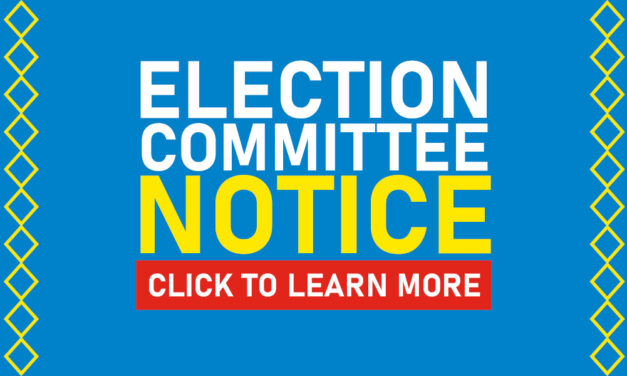 Notice From The Election Committee