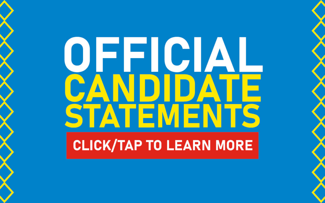 Official Candidate Statements For June 17, 2023 Election