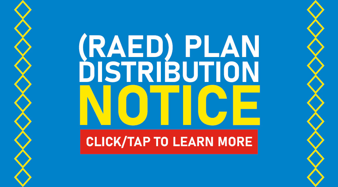 2023 RAED Plan Distribution NOTICE