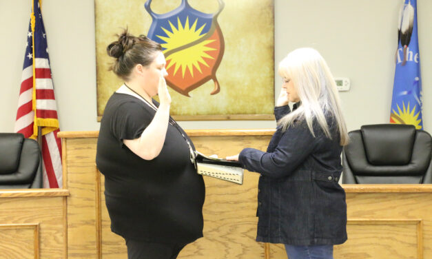 Phyllis Pack sworn in as Delaware Nation Treasurer