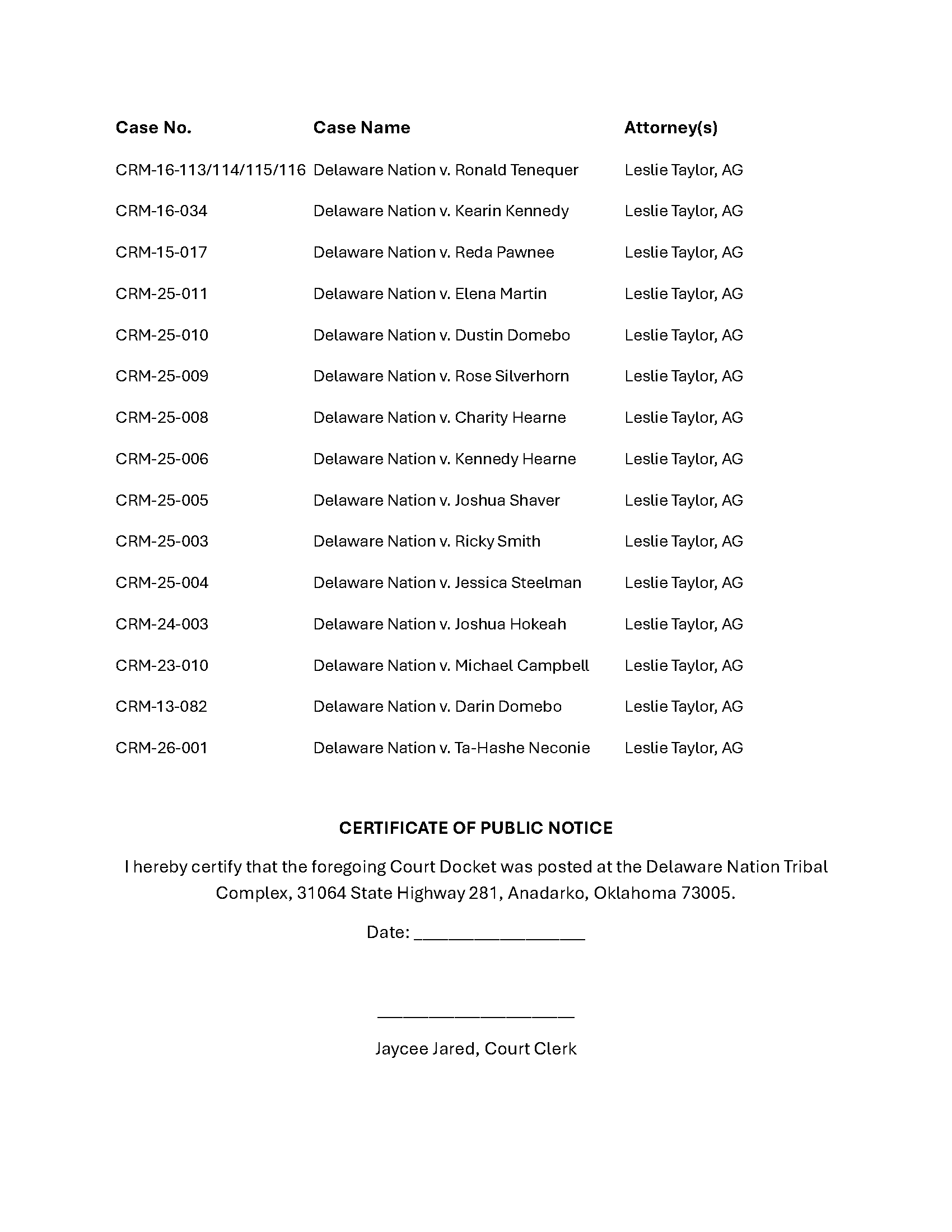 JULY 6 DOCKET 2026_Page_2